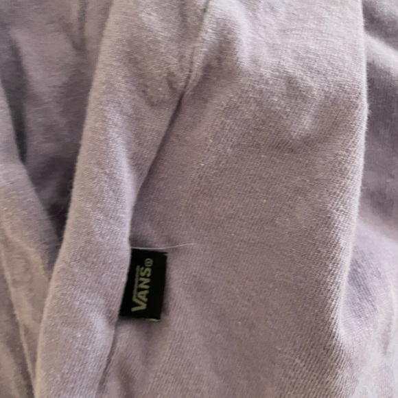 Vans half sleeve purple cropped long sleeve - Picture 3 of 6